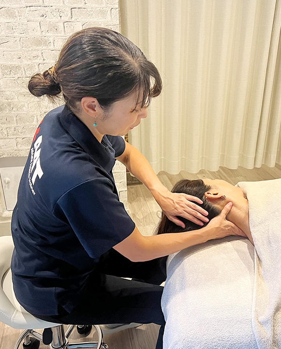施術の様子